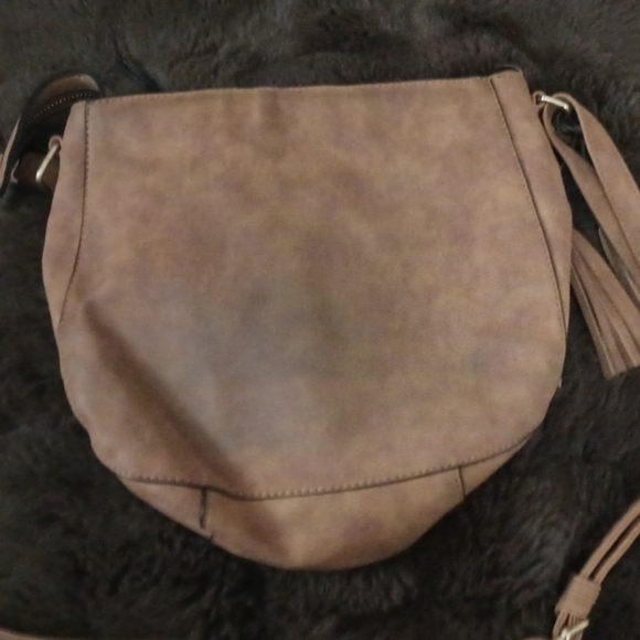 Brown Studded Crossbody Bag With Tassel Accessories Purse Western Flare - Picture 3 of 3